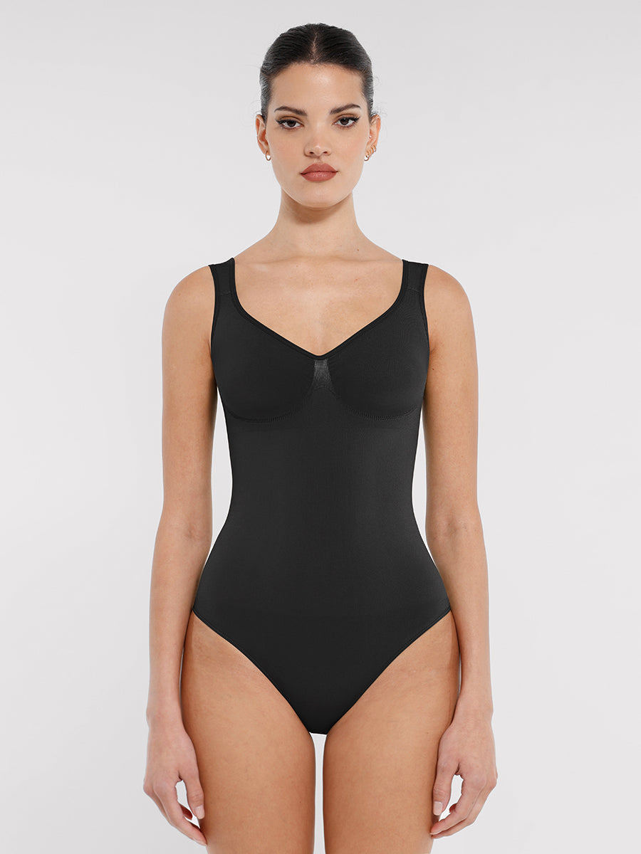 Naadloze Corrigerende Body met Diamanthalslijn voor Dames: Comfort & Elegantie