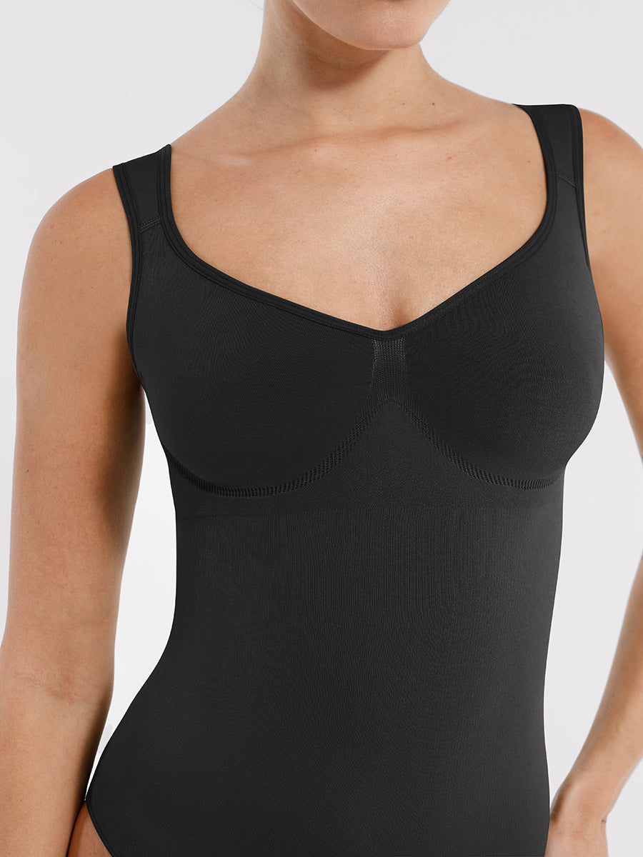 Naadloze Corrigerende Body met Diamanthalslijn voor Dames: Comfort & Elegantie