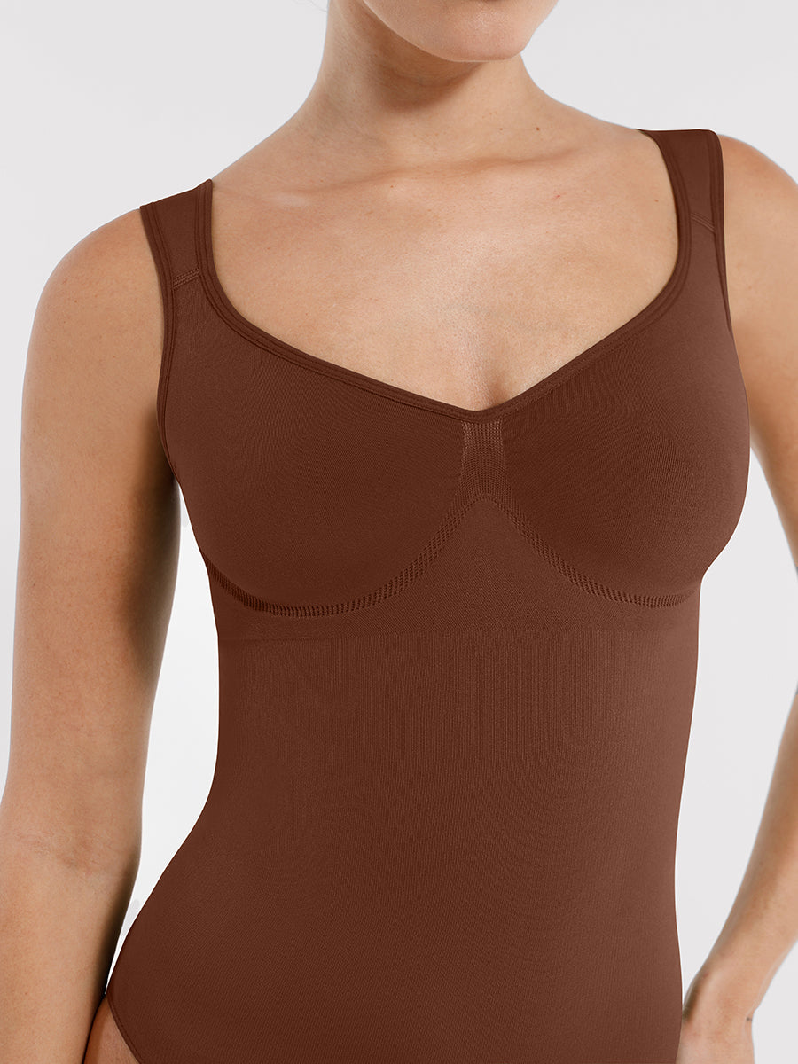 Naadloze Corrigerende Body met Diamanthalslijn voor Dames: Comfort & Elegantie