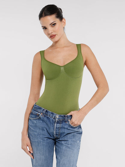 Naadloze Corrigerende Body met Diamanthalslijn voor Dames: Comfort & Elegantie