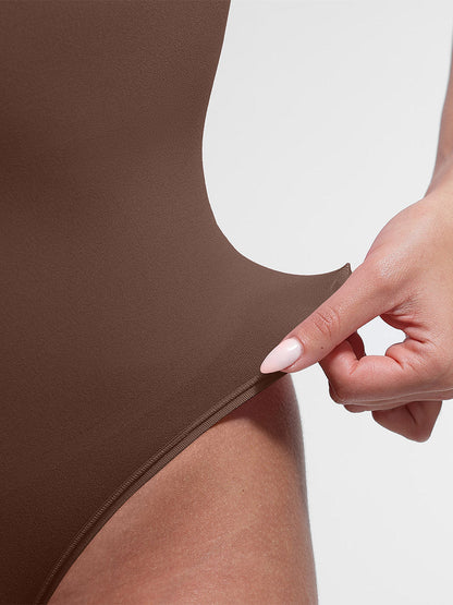 Naadloze Vormgevende T-Shirt Bodysuit: Comfortabele Pasvorm, Liftend Effect