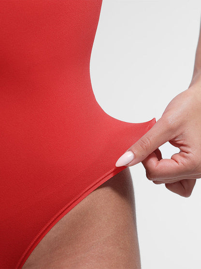 Naadloze Vormgevende T-Shirt Bodysuit: Comfortabele Pasvorm, Liftend Effect