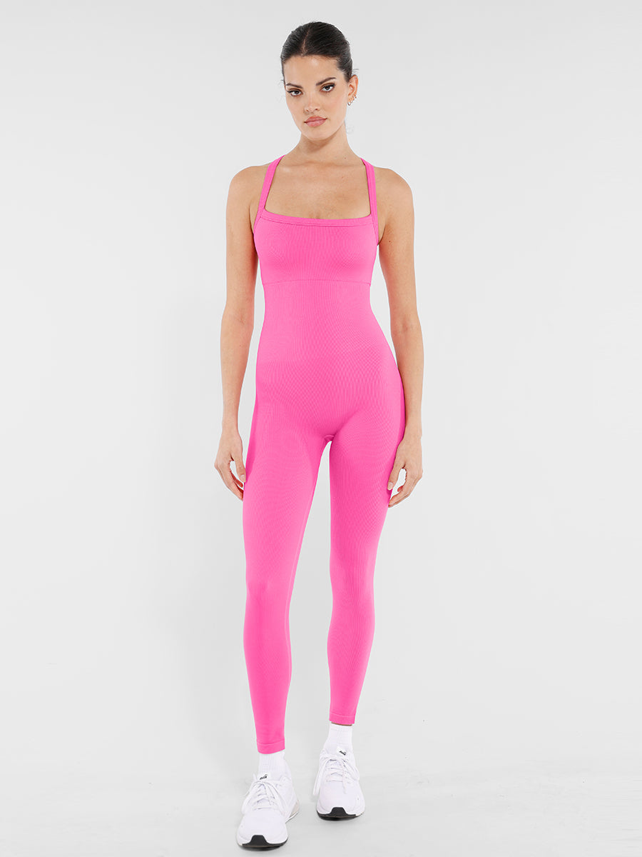 Naadloos Figuurvormend Dames Jumpsuit - Comfortabele Buikcontrole, Stijlvolle Stretch