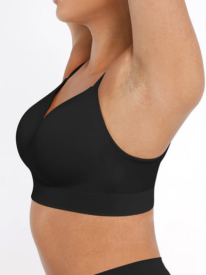 Alledaagse Draadloze Push-Up Comfort Beha: Naadloze Ondersteuning voor Perfecte Pasvorm