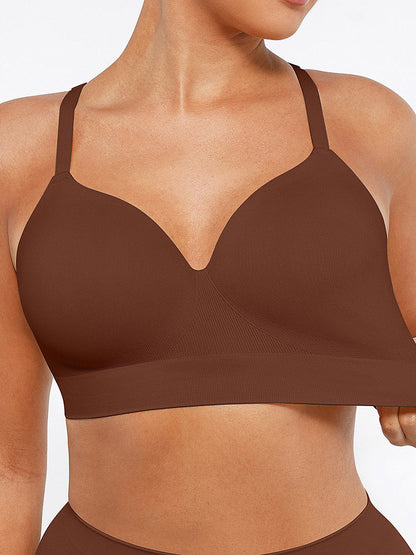 Alledaagse Draadloze Push-Up Comfort Beha: Naadloze Ondersteuning voor Perfecte Pasvorm