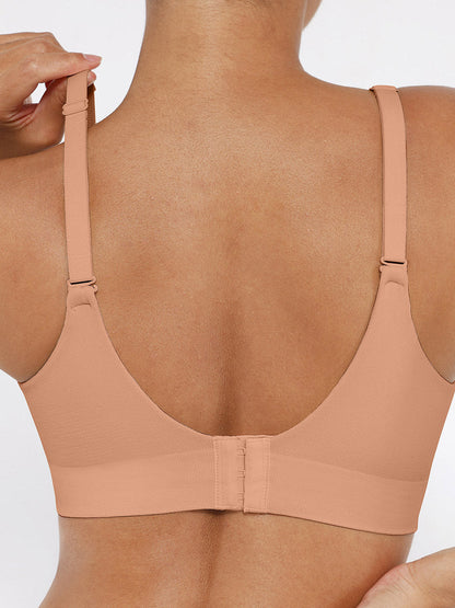 Alledaagse Draadloze Push-Up Comfort Beha: Naadloze Ondersteuning voor Perfecte Pasvorm