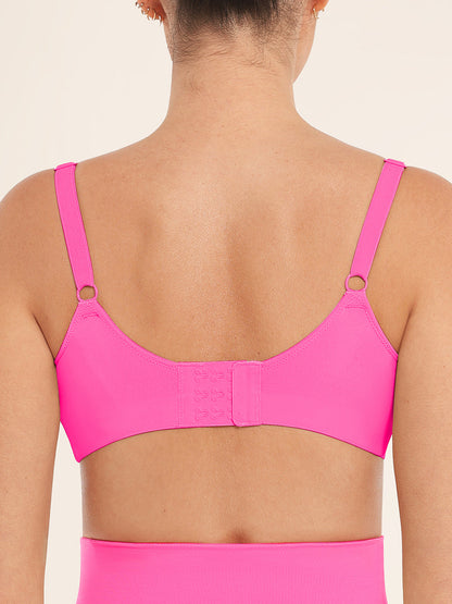 Comfortabele Gladde Plunge Beha: Verstelbare Bandjes, Draadloos voor Optimale Ondersteuning