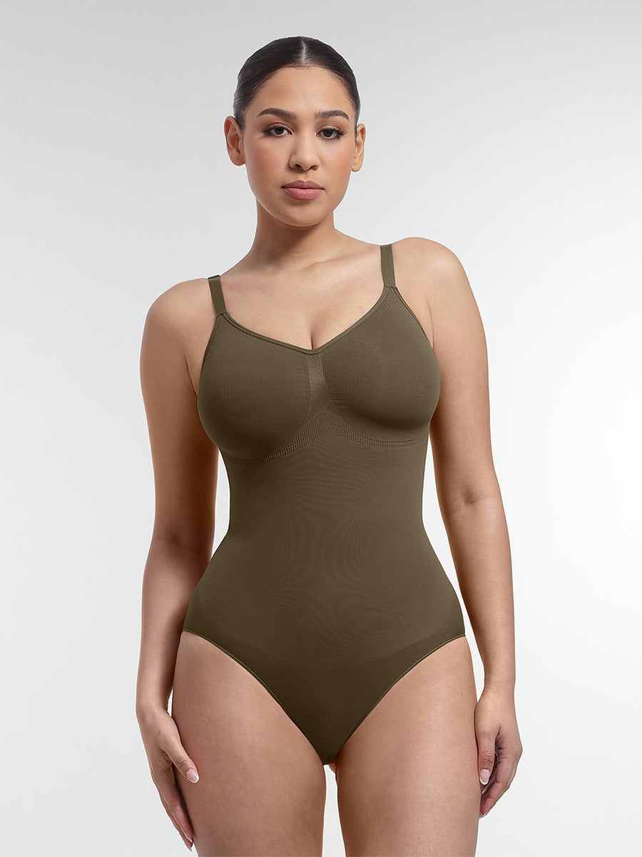 GALVIER. Naadloos Corrigerend Bodysuit met Slipje – Comfortabele Body Shaper