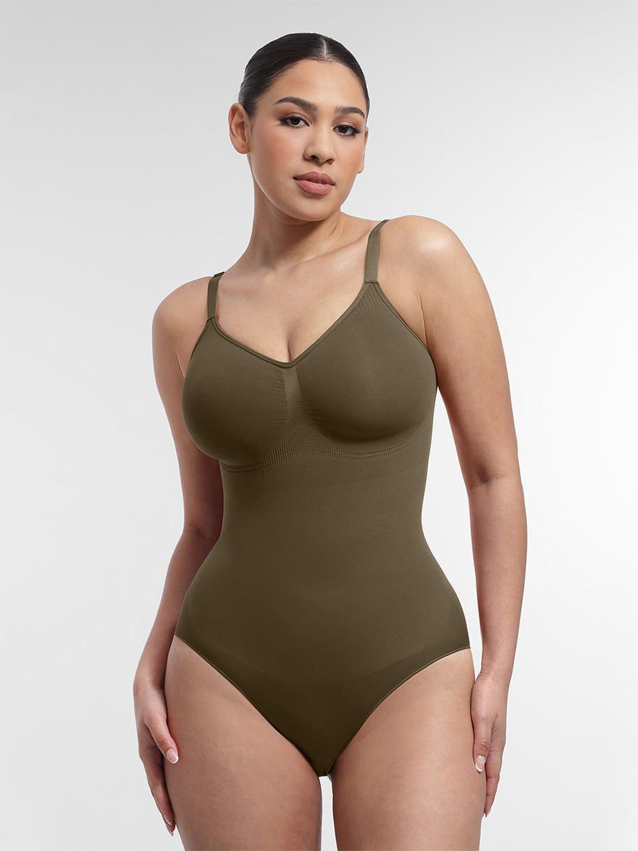 GALVIER. Naadloos Corrigerend Bodysuit met Slipje – Comfortabele Body Shaper