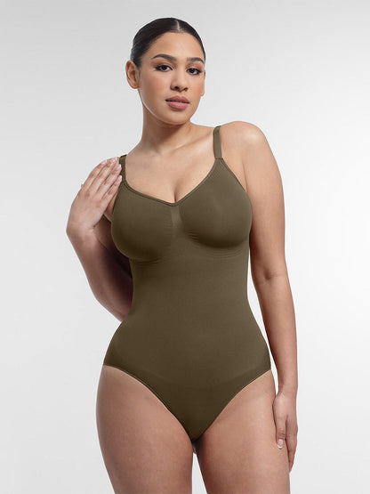 GALVIER. Naadloos Corrigerend Bodysuit met Slipje – Comfortabele Body Shaper