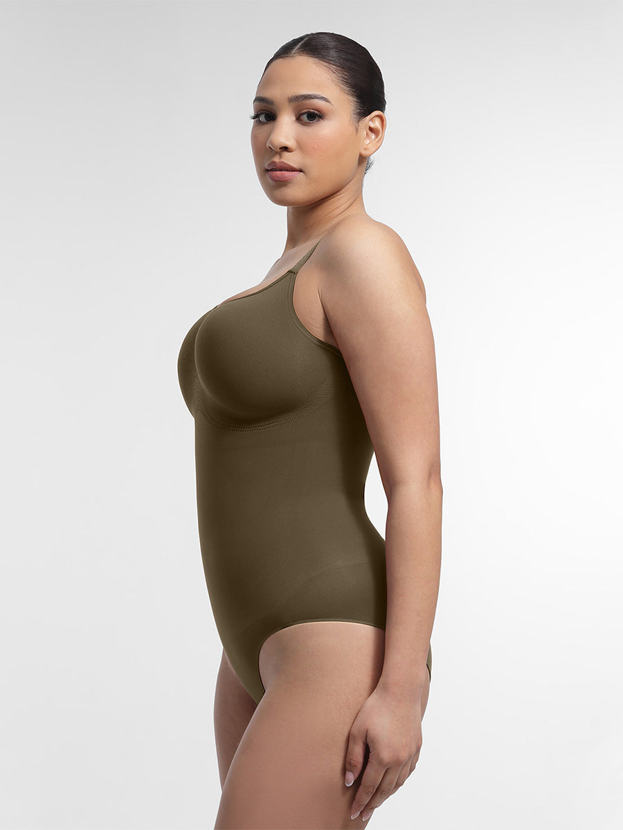 GALVIER. Naadloos Corrigerend Bodysuit met Slipje – Comfortabele Body Shaper