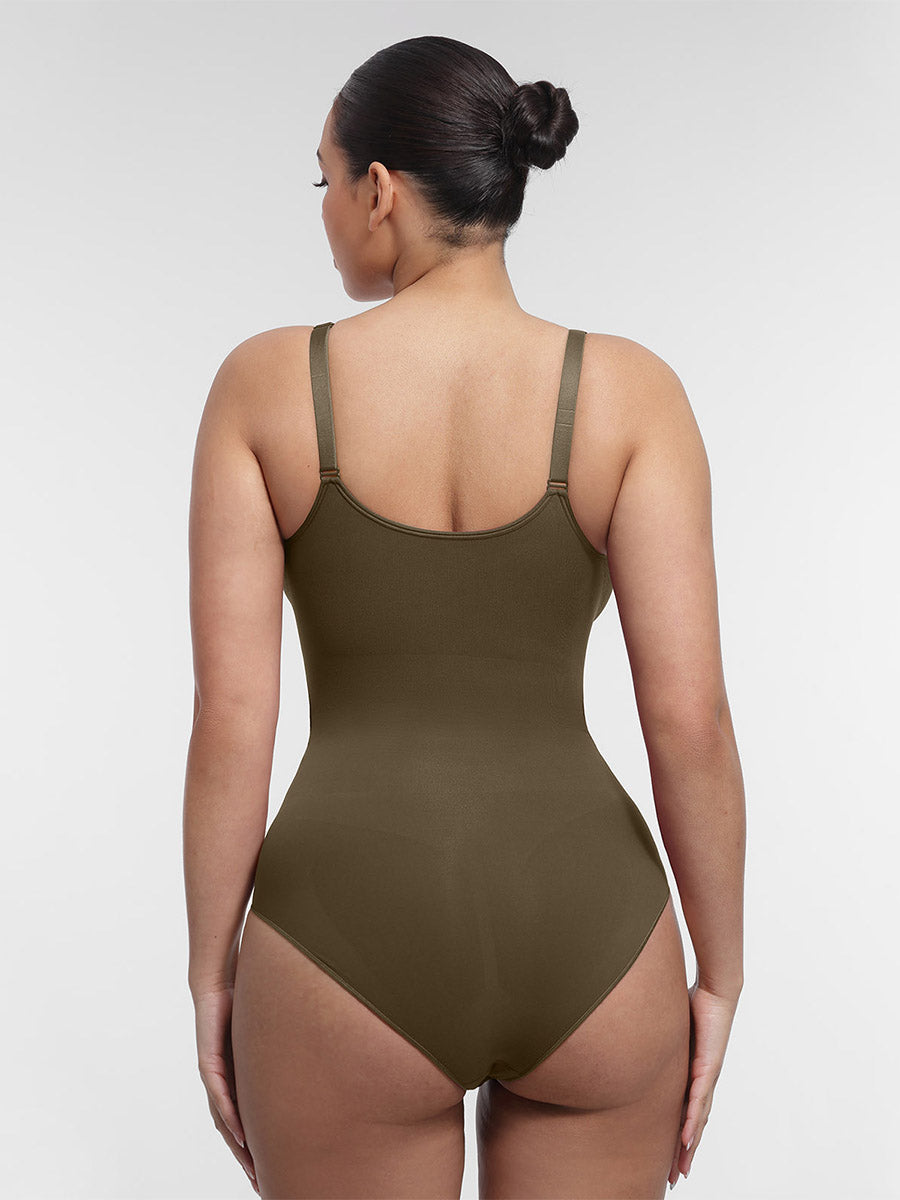GALVIER. Naadloos Corrigerend Bodysuit met Slipje – Comfortabele Body Shaper