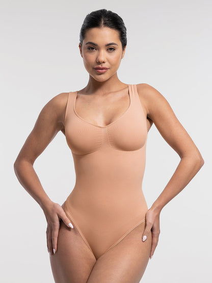 Figuurcorrigerende Tanktop Bodysuit: Naadloze Stretch Comfort voor een Slank Silhouet