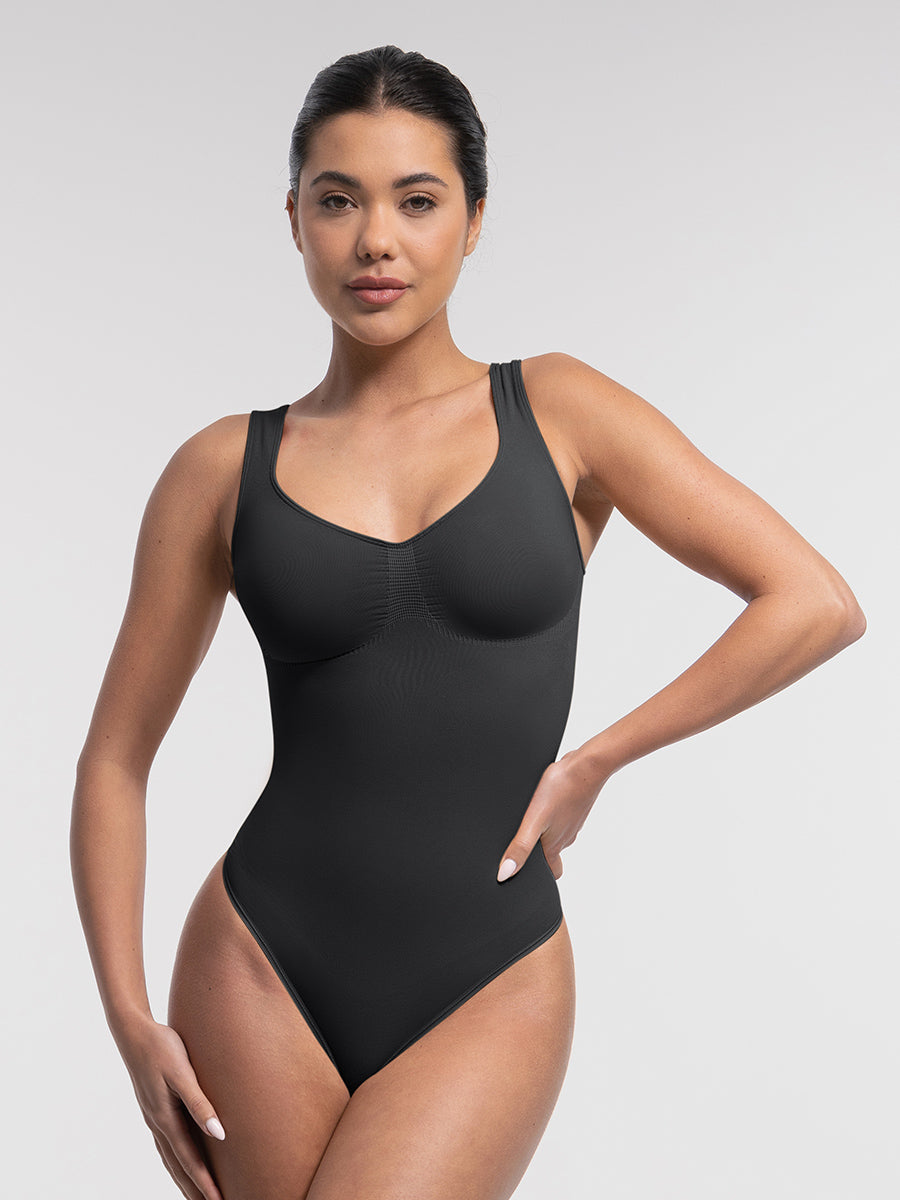 Figuurcorrigerende Tanktop Bodysuit: Naadloze Stretch Comfort voor een Slank Silhouet
