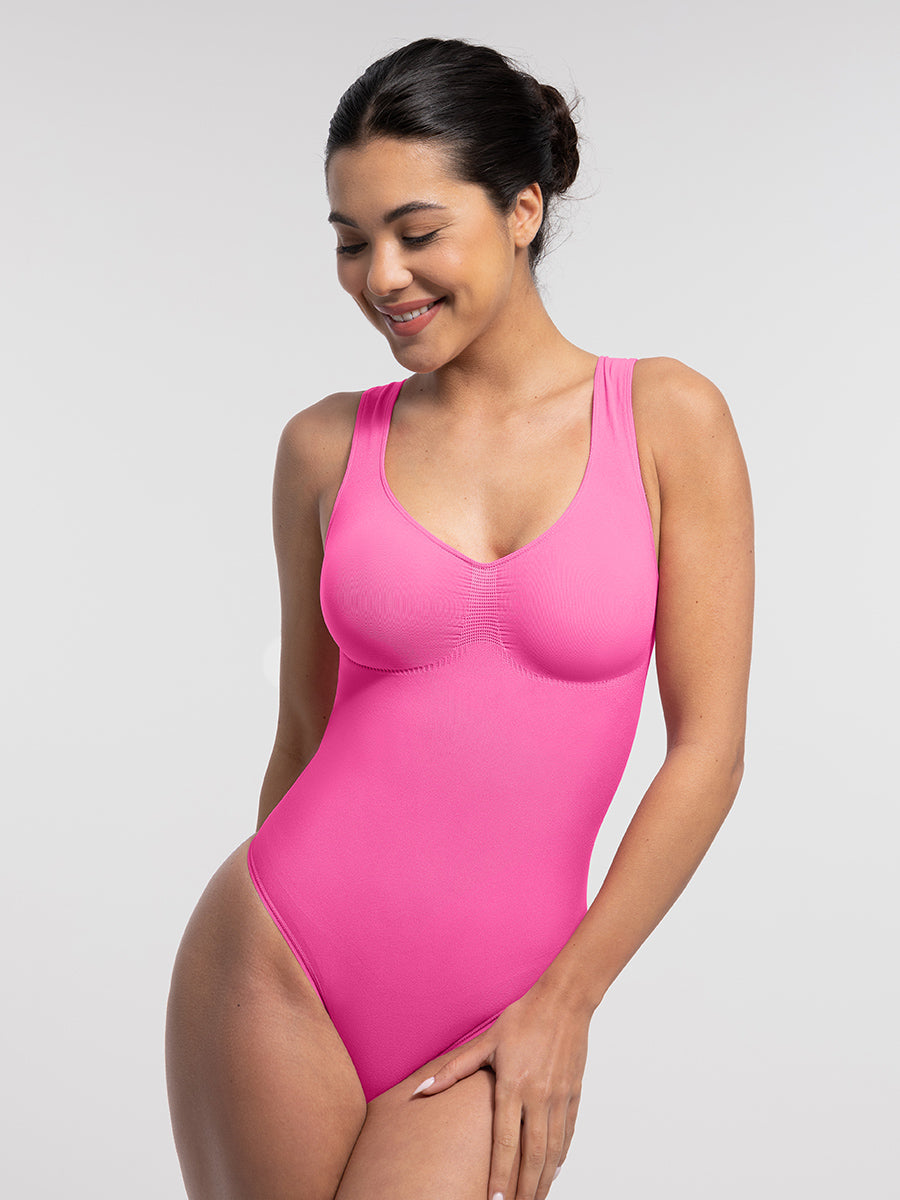 Figuurcorrigerende Tanktop Bodysuit: Naadloze Stretch Comfort voor een Slank Silhouet