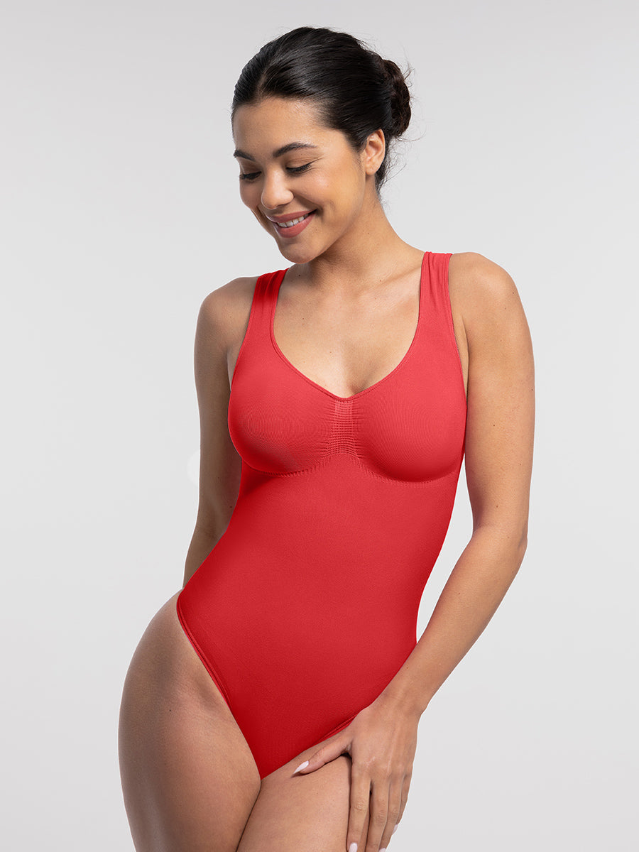 Figuurcorrigerende Tanktop Bodysuit: Naadloze Stretch Comfort voor een Slank Silhouet