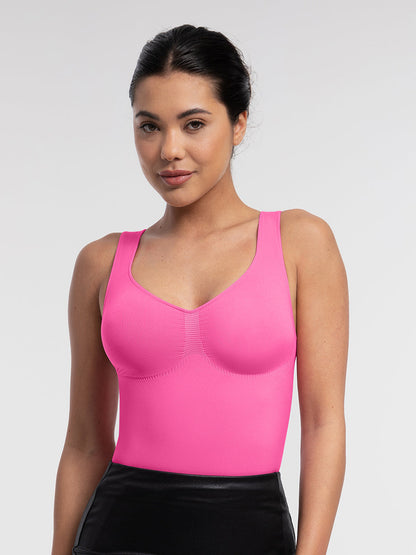 Figuurcorrigerende Tanktop Bodysuit: Naadloze Stretch Comfort voor een Slank Silhouet