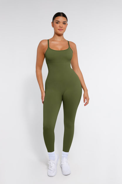 Naadloze Corrigerende Spaghetti Bandjes Jumpsuit - Comfortabele Bodysuit Shapewear