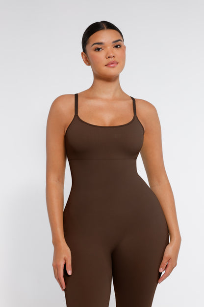 Naadloze Corrigerende Spaghetti Bandjes Jumpsuit - Comfortabele Bodysuit Shapewear