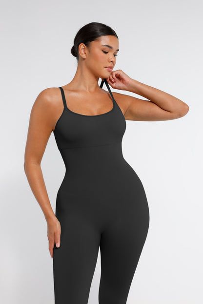Naadloze Corrigerende Spaghetti Bandjes Jumpsuit - Comfortabele Bodysuit Shapewear