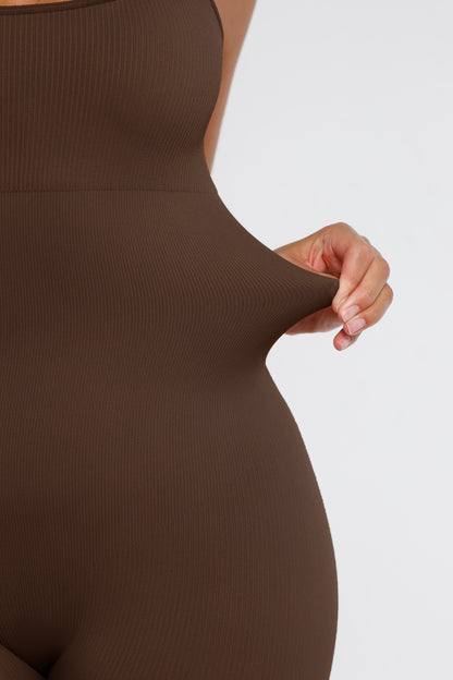 Naadloze Corrigerende Spaghetti Bandjes Jumpsuit - Comfortabele Bodysuit Shapewear